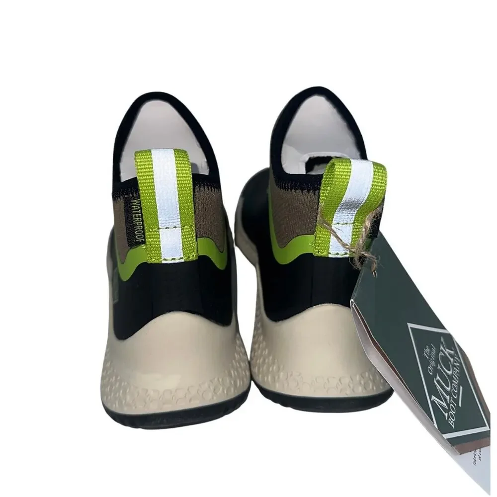 Muck Boots Kids Walnut/ Black/Green Outscape Pull On Boots Size 12
